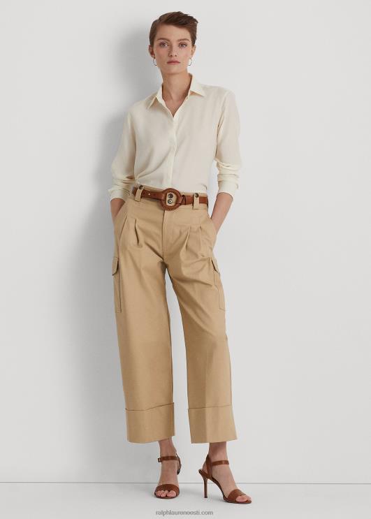 Ralph Lauren naised krepp-särk PR0V4169 mascarpone kreem