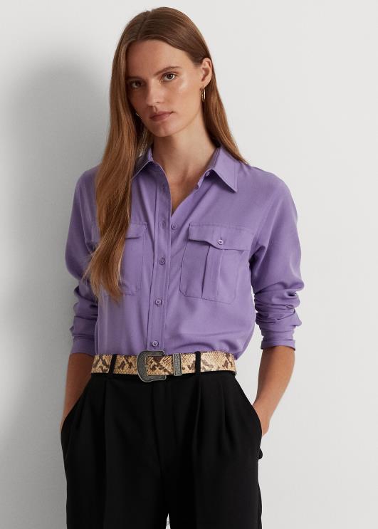 Ralph Lauren naised krepp-särk PR0V4877