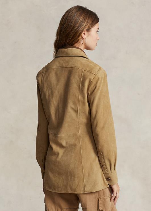 Ralph Lauren naised lambanahast seemisnahast ülejääksärk PR0V3164 liiv