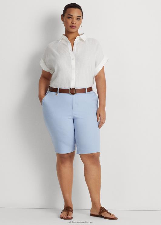 Ralph Lauren naised linane dolmanvarrukatega särk PR0V9480 valge