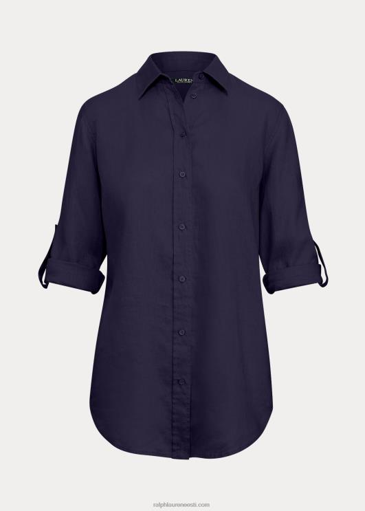 Ralph Lauren naised linane särk PR0V4174 merevägi