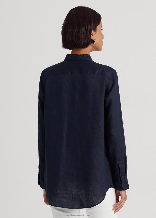 Ralph Lauren naised linane särk PR0V4174 merevägi