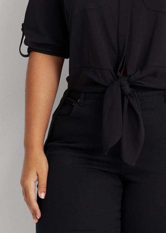 Ralph Lauren naised lipsuga ees veniv trikoosärk PR0V4960 must