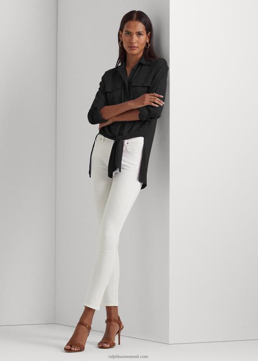 Ralph Lauren naised lipsuga ees veniv trikoosärk PR0V9505 must