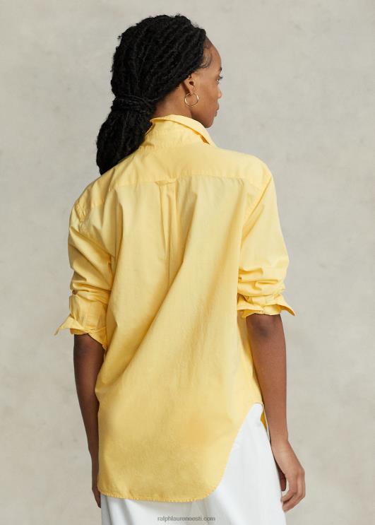 Ralph Lauren naised ülisuur puuvillane toimne särk PR0V3154 liiv