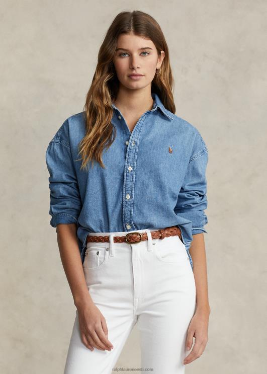 Ralph Lauren naised ülisuur teksasärk PR0V3163 zaia pesta