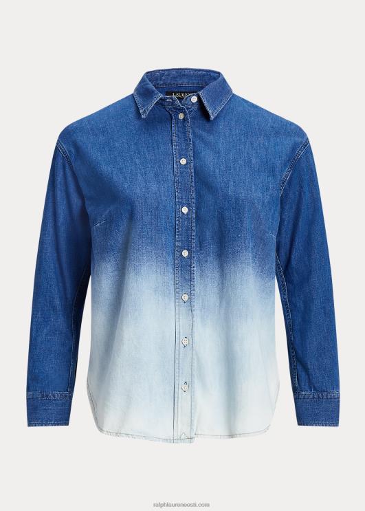 Ralph Lauren naised ombre chambray särk PR0V4535 ombre kanjoni pesu