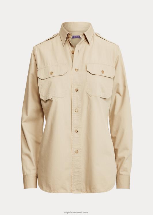 Ralph Lauren naised puuvillane toimse tarbesärk PR0V9335 tan