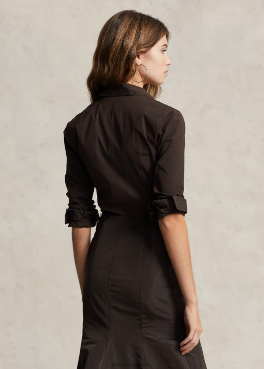 Ralph Lauren naised puuvillasegu tarbesärk PR0V3170 antiikpruun