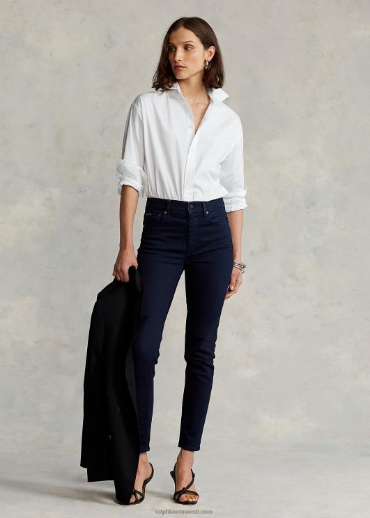 Ralph Lauren naised puuvillasest lairiidest särk PR0V3341 valge