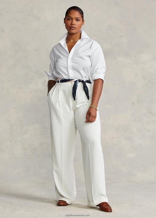 Ralph Lauren naised puuvillasest lairiidest särk PR0V3341 valge