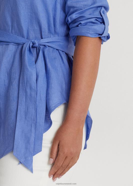 Ralph Lauren naised rihmaga linane särk PR0V4631 sinine udu