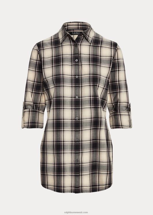 Ralph Lauren naised ruuduline puuvillane toimne särk PR0V9591