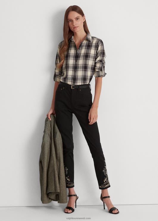 Ralph Lauren naised ruuduline puuvillane toimne särk PR0V9591