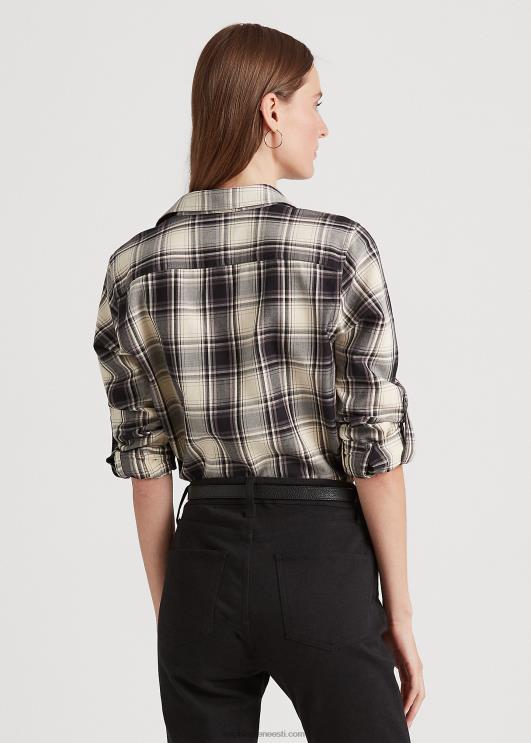 Ralph Lauren naised ruuduline puuvillane toimne särk PR0V9591