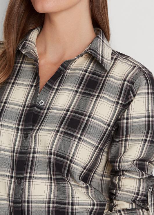 Ralph Lauren naised ruuduline puuvillane toimne särk PR0V9591