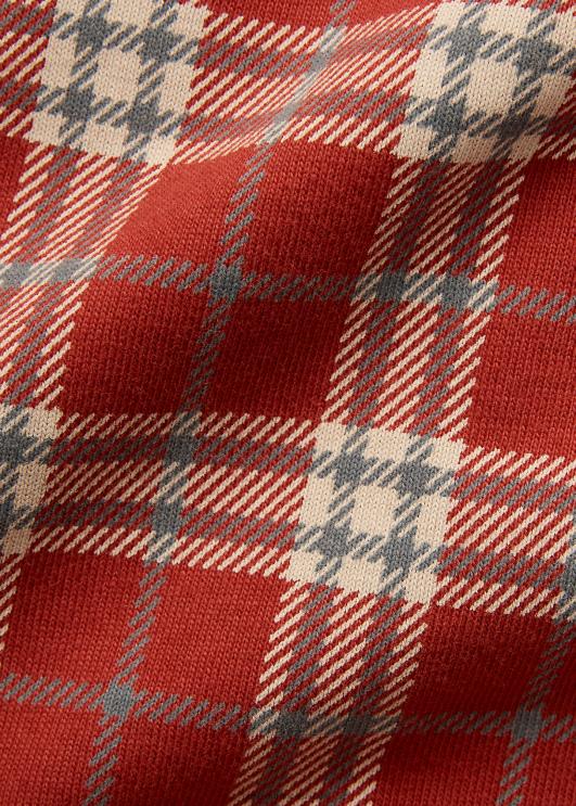 Ralph Lauren naised ruudulise mustriga trikoo laagrisärk PR0V3649 punane multi