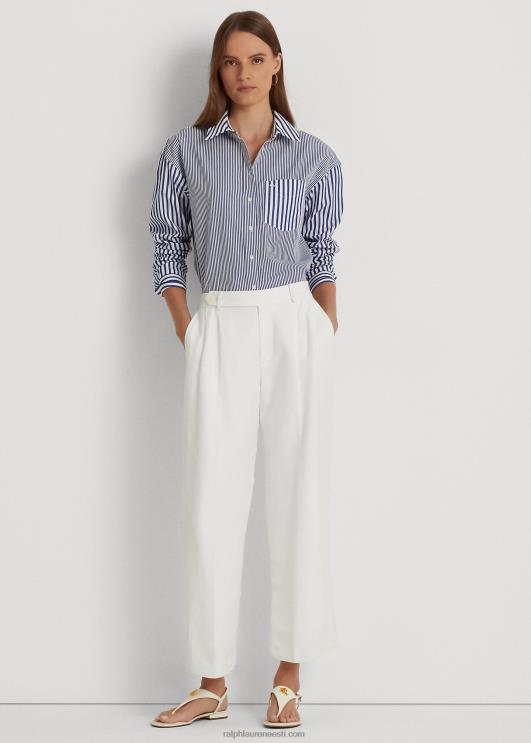 Ralph Lauren naised triibuline puuvillane lairiidest särk PR0V9569