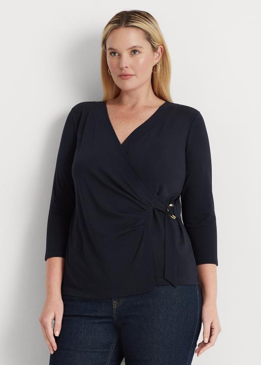 Ralph Lauren naised stretch jersey top PR0V4492 merevägi