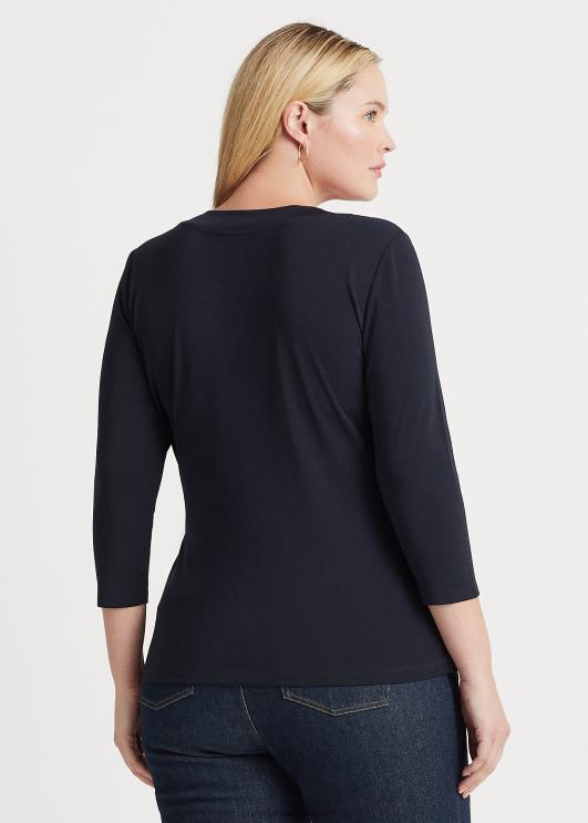 Ralph Lauren naised stretch jersey top PR0V4492 merevägi
