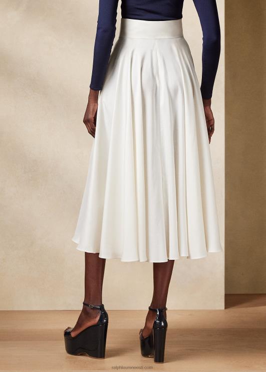 Ralph Lauren naised abertoni siidist shantungseelik PR0V3513 valkjas