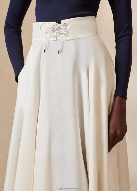 Ralph Lauren naised abertoni siidist shantungseelik PR0V3513 valkjas