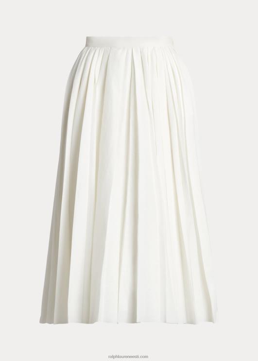 Ralph Lauren naised arnav plisseeritud linase segu seelik PR0V3593 valkjas