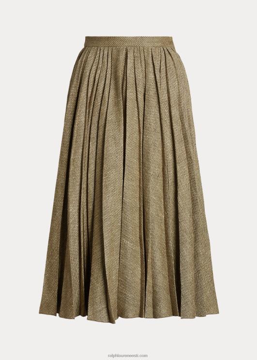 Ralph Lauren naised arnav plisseeritud murtud toimseelik PR0V9309 oliiv/pruun