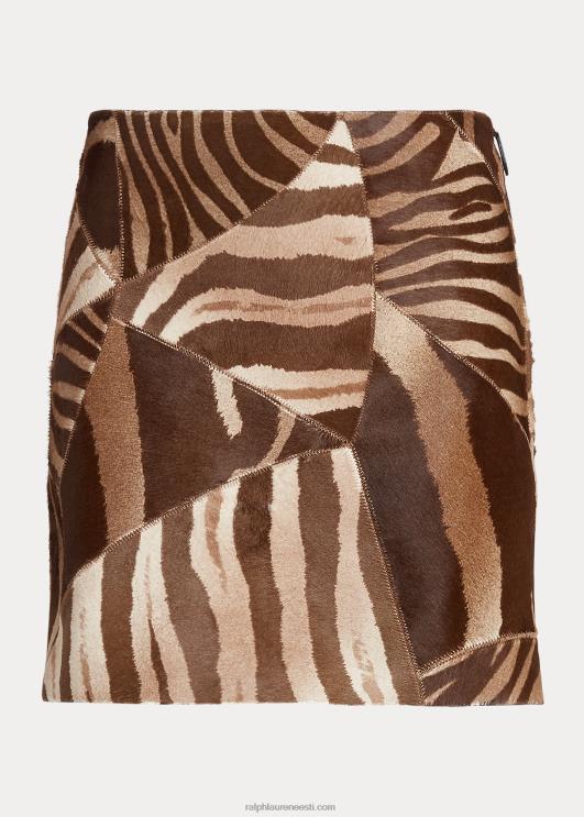 Ralph Lauren naised carreen sebramustriga juuksevasikaselik PR0V9307 pruun/kreem multi