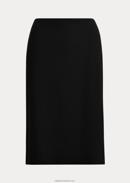 Ralph Lauren naised cindy stretch villane kreppseelik PR0V9360 must