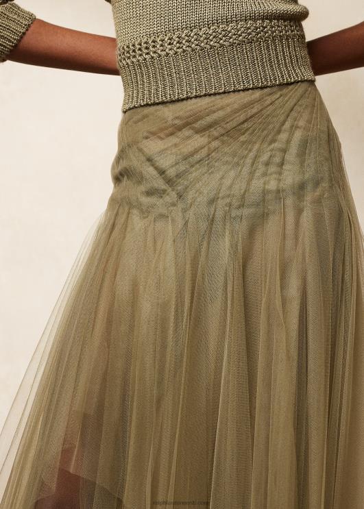 Ralph Lauren naised cliona asümmeetriline tüllseelik PR0V3581 samblikroheline