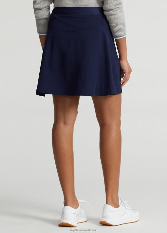 Ralph Lauren naised esitus a-line skort PR0V9405 rafineeritud merevägi
