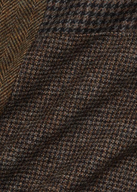 Ralph Lauren naised lapiline villane-puuvillane seelik PR0V3677 oliiv/süsi/tan multi