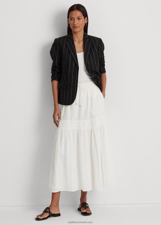 Ralph Lauren naised linane astmeline maksiseelik PR0V4324 valge