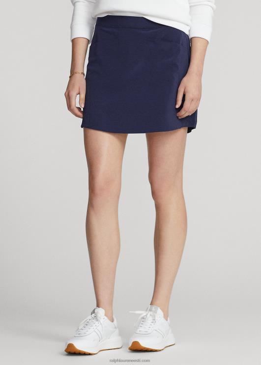Ralph Lauren naised perforeeritud veniv skort PR0V3694 rafineeritud merevägi