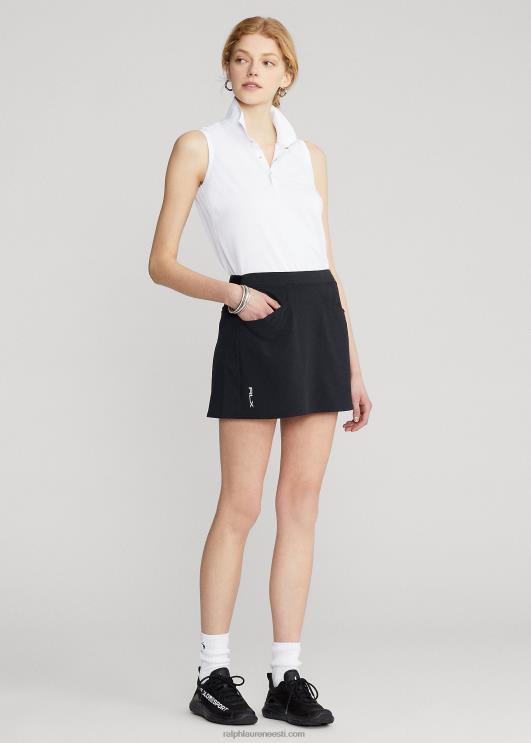 Ralph Lauren naised plisseeritud neljas suunas veniv skort PR0V3756 must