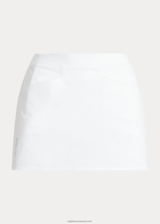 Ralph Lauren naised plisseeritud neljas suunas veniv skort PR0V3771 keraamiline valge