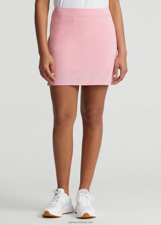 Ralph Lauren naised seljaga volditud veniv skort PR0V9394 roosa flamingo