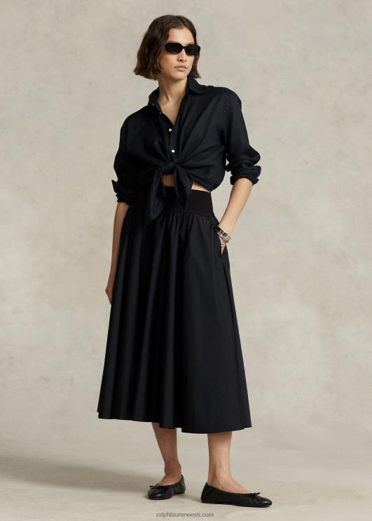 Ralph Lauren naised shirred-yoke a-line seelik PR0V2961 must