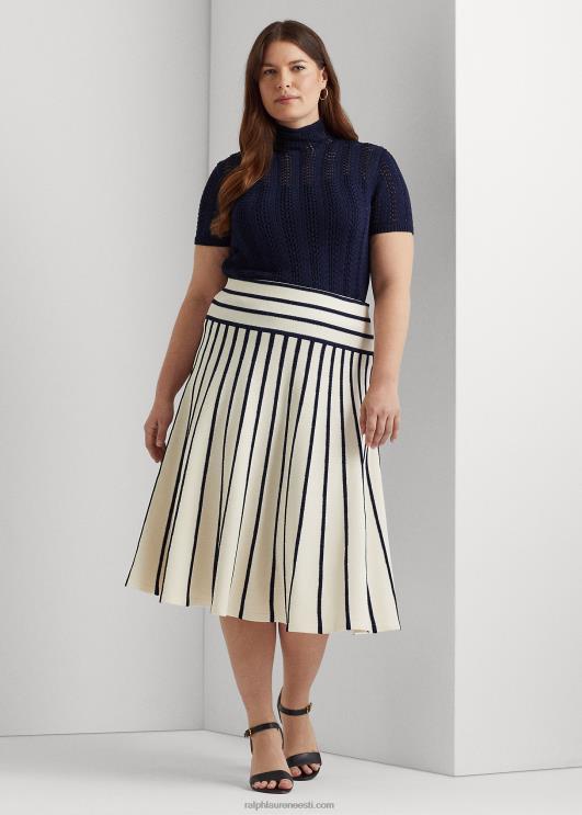 Ralph Lauren naised triibuline kootud midiseelik PR0V4700