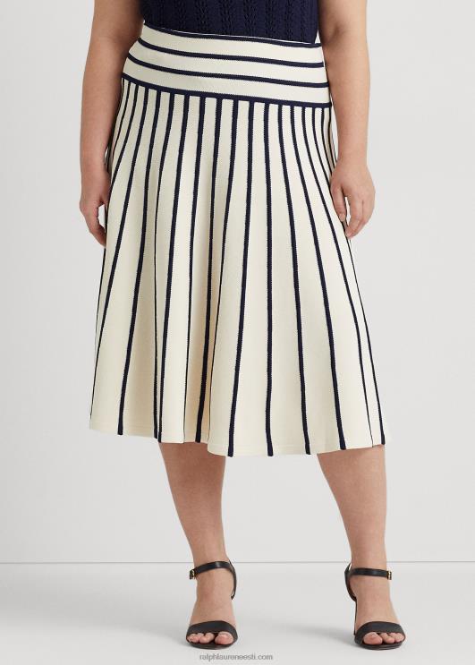 Ralph Lauren naised triibuline kootud midiseelik PR0V4700