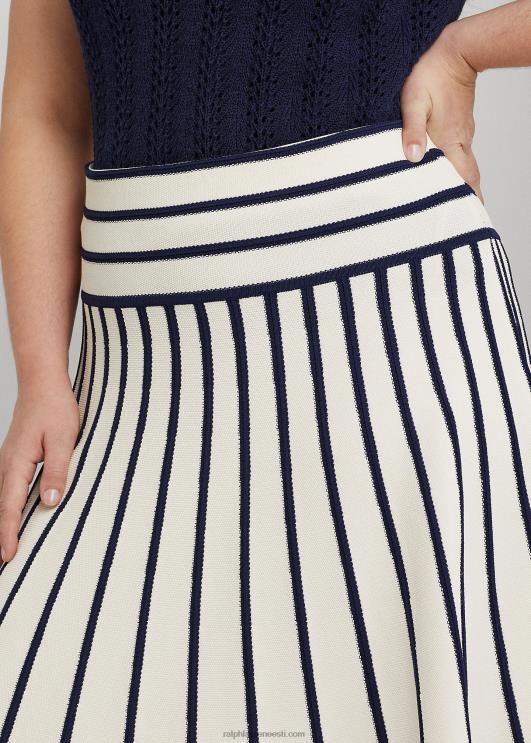 Ralph Lauren naised triibuline kootud midiseelik PR0V4700