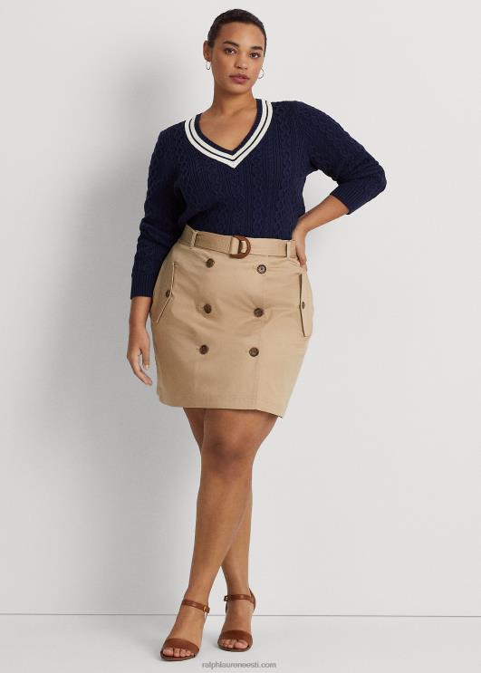 Ralph Lauren naised vööga mikrolihvitud toimseelik PR0V4671 kasepruun