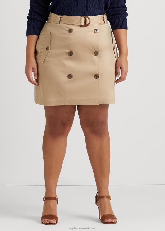 Ralph Lauren naised vööga mikrolihvitud toimseelik PR0V4671 kasepruun