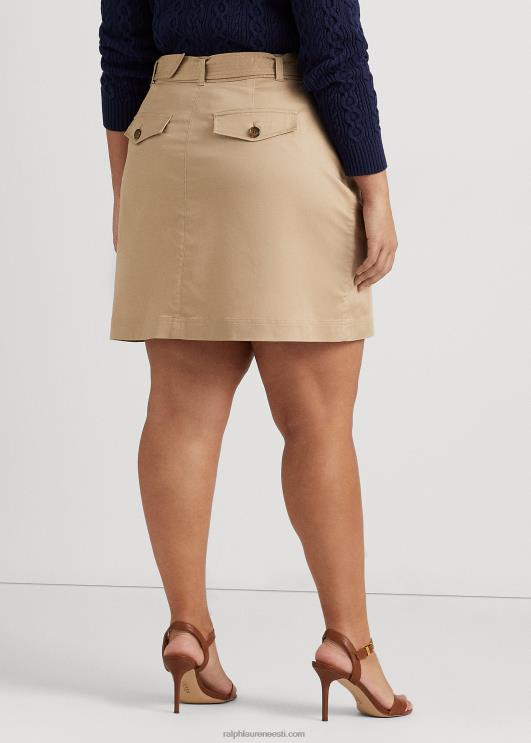 Ralph Lauren naised vööga mikrolihvitud toimseelik PR0V4671 kasepruun