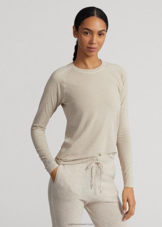 Ralph Lauren naised jersey pikkade varrukatega t-särk PR0V3715 liivakanarbik