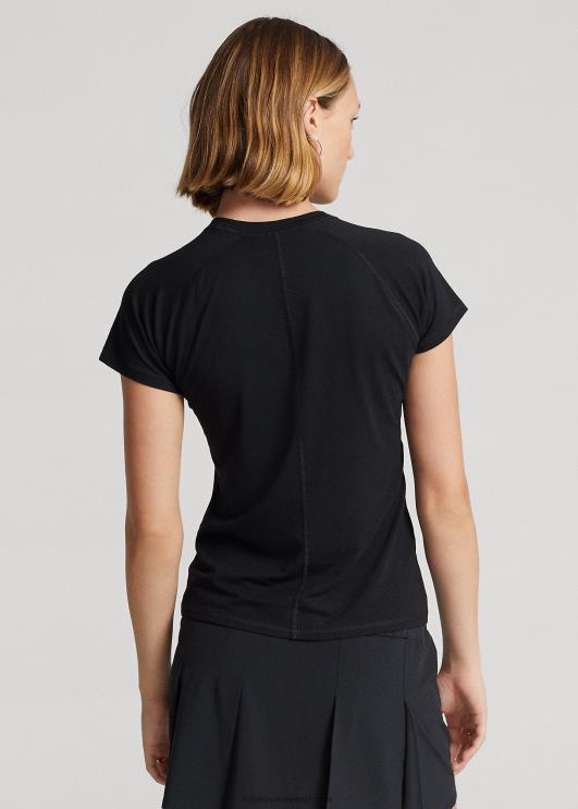 Ralph Lauren naised lühikeste varrukatega trikoo PR0V9386 must