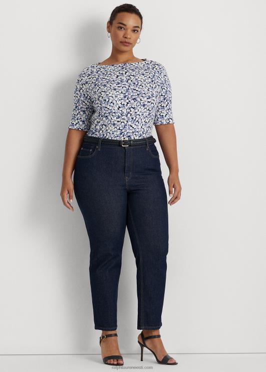 Ralph Lauren naised lilleline veniv puuvillane t-särk PR0V4604