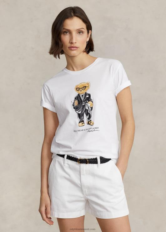 Ralph Lauren naised polo karu trikoo särk PR0V2939 valge