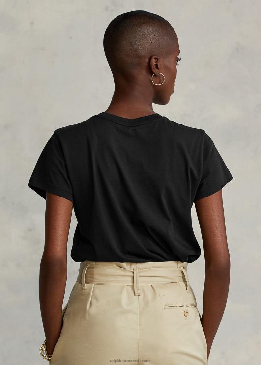 Ralph Lauren naised puuvillane t-särk PR0V4749 must